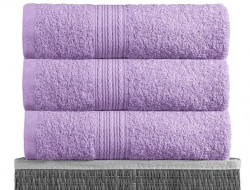Полотенце махровое BAYRAMALY сиреневое 40х70