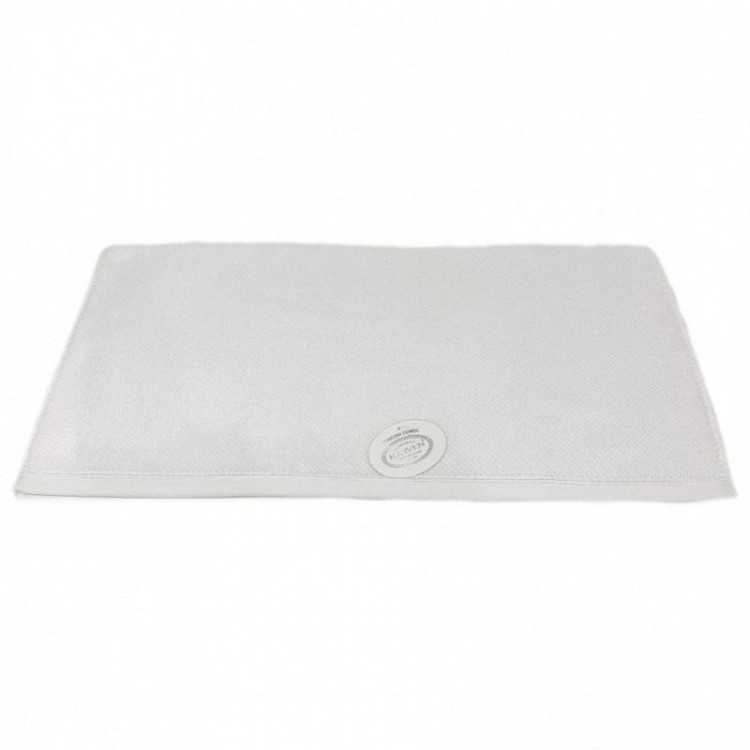 Полотенце махровое хлопковое KARVEN H5156 GUR-582 beyaz 50х90