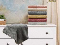 Набор кухонных полотенец махровых хлопковых KARVEN HM678 SOHO V7 30х50 (6шт)