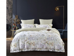 Постельное белье из египетского хлопка Premium ASABELLA Бутоны пионов 50х70 (2шт) и 70х70 (2шт) евро