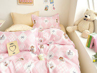 Постельное белье из твил-сатина TANGO bear story 70х70 (2шт) 1,5-спальное