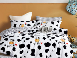 Постельное белье из сатина TANGO milk 50х70 (2шт) 1,5-спальное