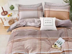 Постельное белье из сатина АЛЬВИТЕК клетка айро евро