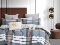 Постельное белье из твил-сатина TANGO кубрикс 50х70 (1шт), 70х70 (1шт) 1,5-спальное