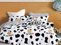 Постельное белье из сатина TANGO milk 70х70 (2шт) 1,5-спальное