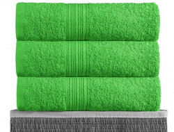Полотенце махровое BAYRAMALY ярко-зеленое 40х70