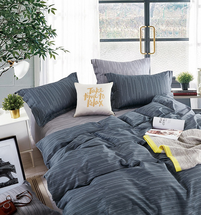 Постельное белье из сатина TANGO эммитео 50х70 (2шт) 1,5-спальное