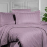 Постельное белье из страйп сатина KARVEN N162-SS-010 MURDUM лиловое 50х70 (1шт), 70х70 (1шт) 1,5-спальное