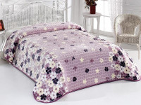 Плед из полиэстера KARVEN SUPER SOFT P948 EVLEN V5-B013 пудра-фиолетовое 220х240