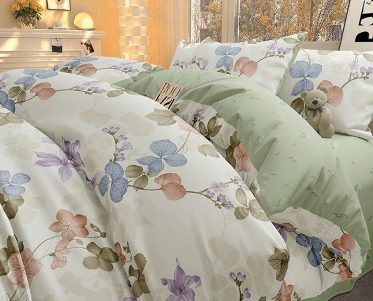 Постельное белье из печатного сатина SAILID B-504-3 евро