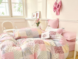 Постельное белье из твил-сатина TANGO лоскутная история 70х70 (2шт) 1,5-спальное