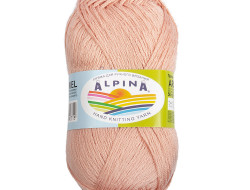 Пряжа ALPINA ARIEL №06 розово-бежевая 98% акрил, 2% пайетки 10 шт х 50 гр, 150 м +/- 10 м