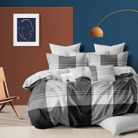 Постельное белье из микросатина TANGO клетка 50х70 (2шт) 2-спальное