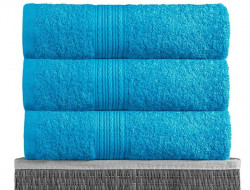 Полотенце махровое BAYRAMALY бирюзовое 50х90