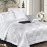 Постельное белье из жаккарда с оборкой KARVEN N005-617 50х70 (2шт), 70х70 (2шт) семейное
