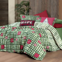 Постельное белье из фланели SAREV LARASI YESIL 1,5-спальное