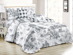 Покрывало с наволочками из полиэстера TANGO PATCHWORK PW444-88 230х250