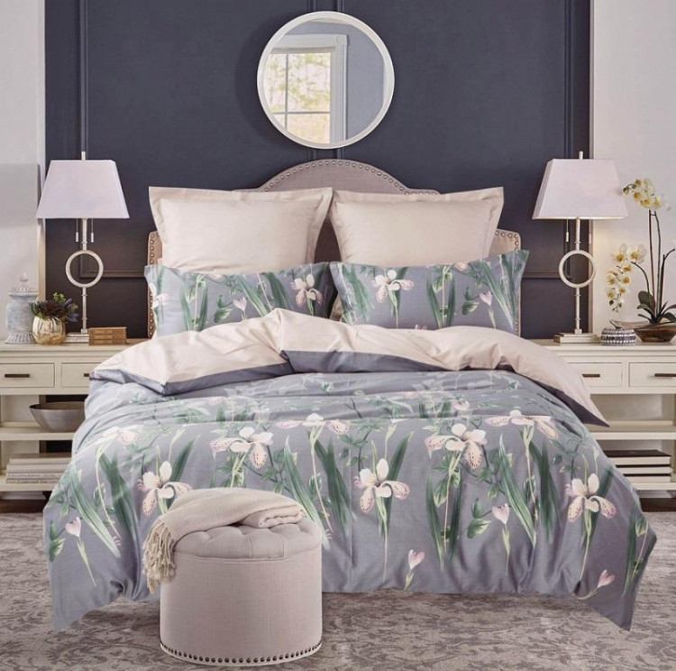 Постельное белье из печатного сатина SAILID B-203-4 семейное