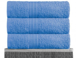 Полотенце махровое BAYRAMALY голубое 50х90