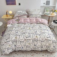 Постельное белье из сатина TANGO cute rabbit 50х70 (2шт) 1,5-спальное