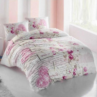 Постельное белье из ранфорса IRINA HOME SERENAY pembe 50х70 (2шт) евро