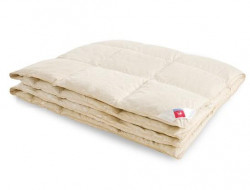 Одеяло пуховое кассетное Легкие Сны КАМЕЛИЯ шампань 200х220 легкое