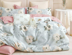 Постельное белье двухстороннее из твил-сатина SAILID BP-131-4 семейное
