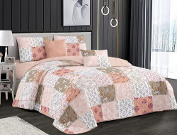 Покрывало с наволочками из полиэстера TANGO PATCHWORK PW444-91 230х250