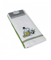 Набор кухонных полотенец хлопковых KARVEN HM770 ASKILI MUTFAK yesil-beyaz V3 40х60 (2шт)