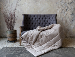 Одеяло стеганое GERMAN GRASS 64172 ALMOND CAMEL GRASS 160x220 теплое