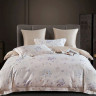 Постельное белье из египетского хлопка Premium ASABELLA Акварельные бутоны 50х70 (2шт) и 70х70 (2шт) евро
