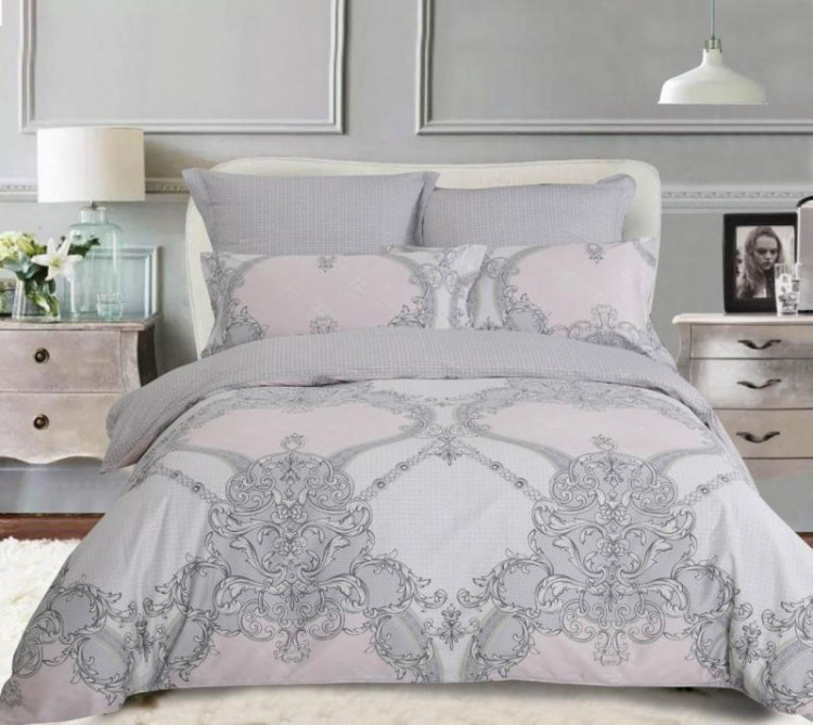 Постельное белье из сатина печатного САЙЛИД B-191 евро