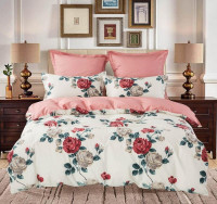 Постельное белье из печатного сатина SAILID B-202-1 1,5-спальное