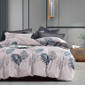 Постельное белье из сатина TANGO листочки 50х70 (2шт) 2-спальное