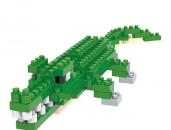 Конструктор пластиковый ПОДЕЛКИН PLK-01 №04 Крокодил 96 элементов