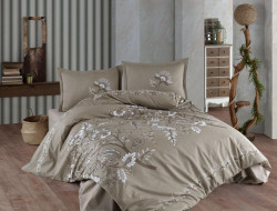 Постельное белье из ранфорса KARVEN N023 MOHANA BEIGE V-2 50х70 (2шт), 70х70 (2шт) евро