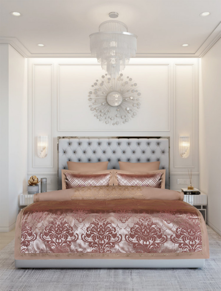 Постельное белье из жаккарда DIVA AFRODITA EXCLUSIVE LAETITIA JB-098 50х70 (2шт), 70х70 (2шт) семейное