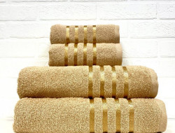 Полотенце махровое DIVA AFRODITA 50х90 (1шт) светло-коричневое