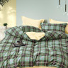 Постельное белье из сатина TANGO клетка 50х70 (2шт) 2-спальное
