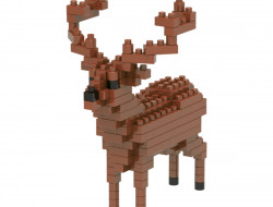 Конструктор пластиковый ПОДЕЛКИН PLK-01 №06 Олень 150 элементов