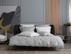 Комплект наволочек из египетского хлопка GERMAN GRASS с широкой отделкой Alpine Ash Grey Allure Grass 50х70 (2шт)