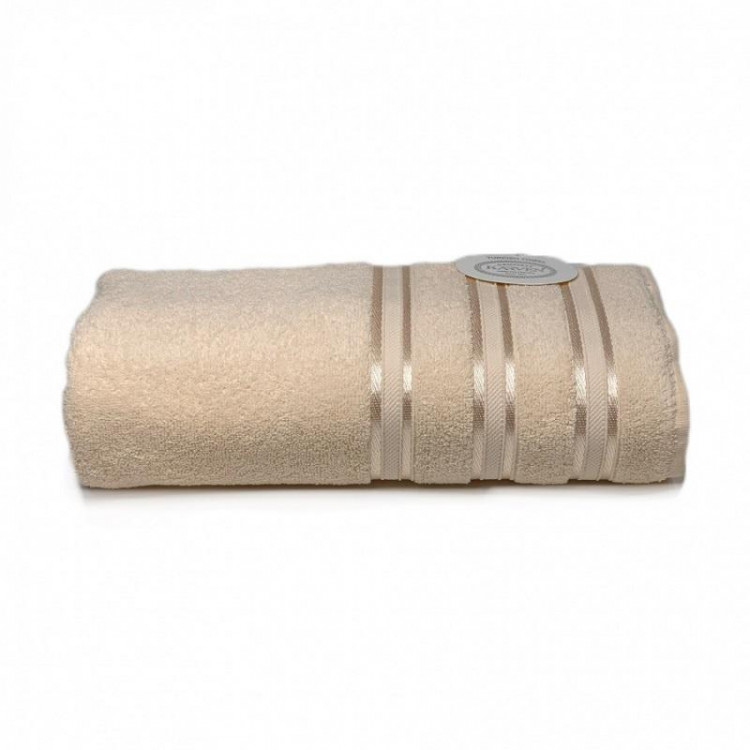 Полотенце махровое хлопковое KARVEN H5154 MIKRO DELUX acik somon 70х140