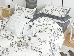 Постельное белье двухстороннее из твил-сатина SAILID BP-162-3 евро