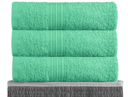 Полотенце махровое BAYRAMALY светло-зеленое 50х90
