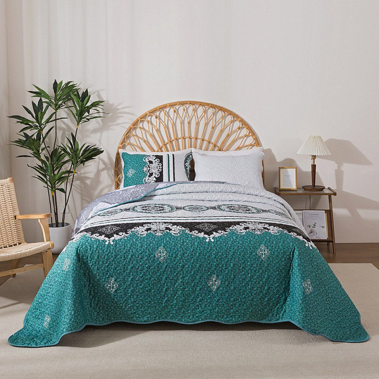 Покрывало с наволочками из полиэстера TANGO PATCHWORK PW444-97 230х250