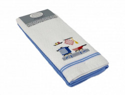 Набор кухонных полотенец хлопковых KARVEN HM770 ASKILI MUTFAK mavi-beyaz V4 40х60 (2шт)