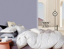 Постельное белье из твила TANGO городской ритм 50х70 (2шт), 70х70 (2шт) евро