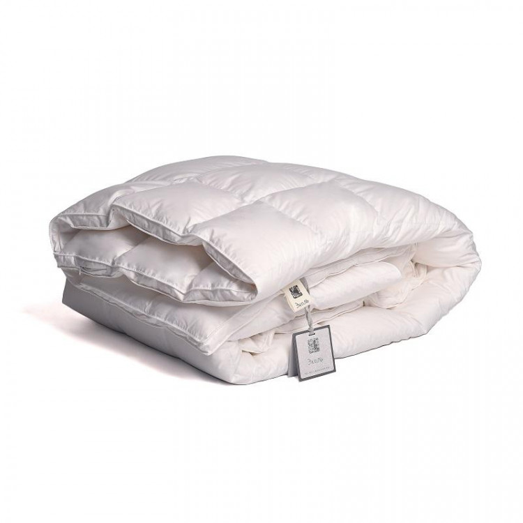 Одеяло с бортиком из белого гусиного пуха BELPOL ЭКОЛЬ NORD 200х200 теплое