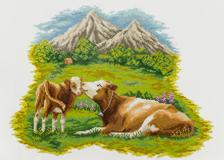 Кристальная (алмазная) мозаика ФРЕЯ ALVR-236 Семейная идиллия