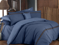 Постельное белье из фланели SAREV ENRIKE MAVI семейное
